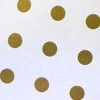 Gift Wrapping - White with gold dots